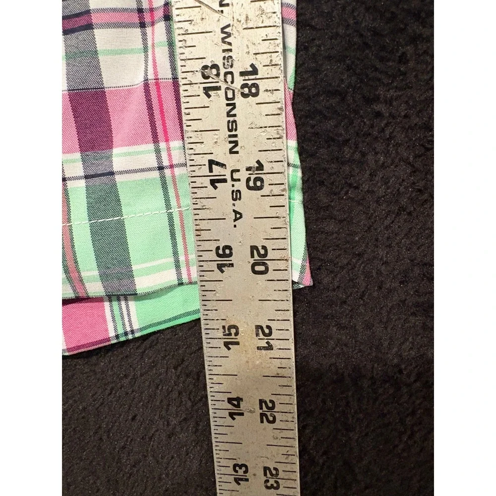 FootJoy‎ Golf Shorts Plaid Flat Front Casual Lightweight Size 34